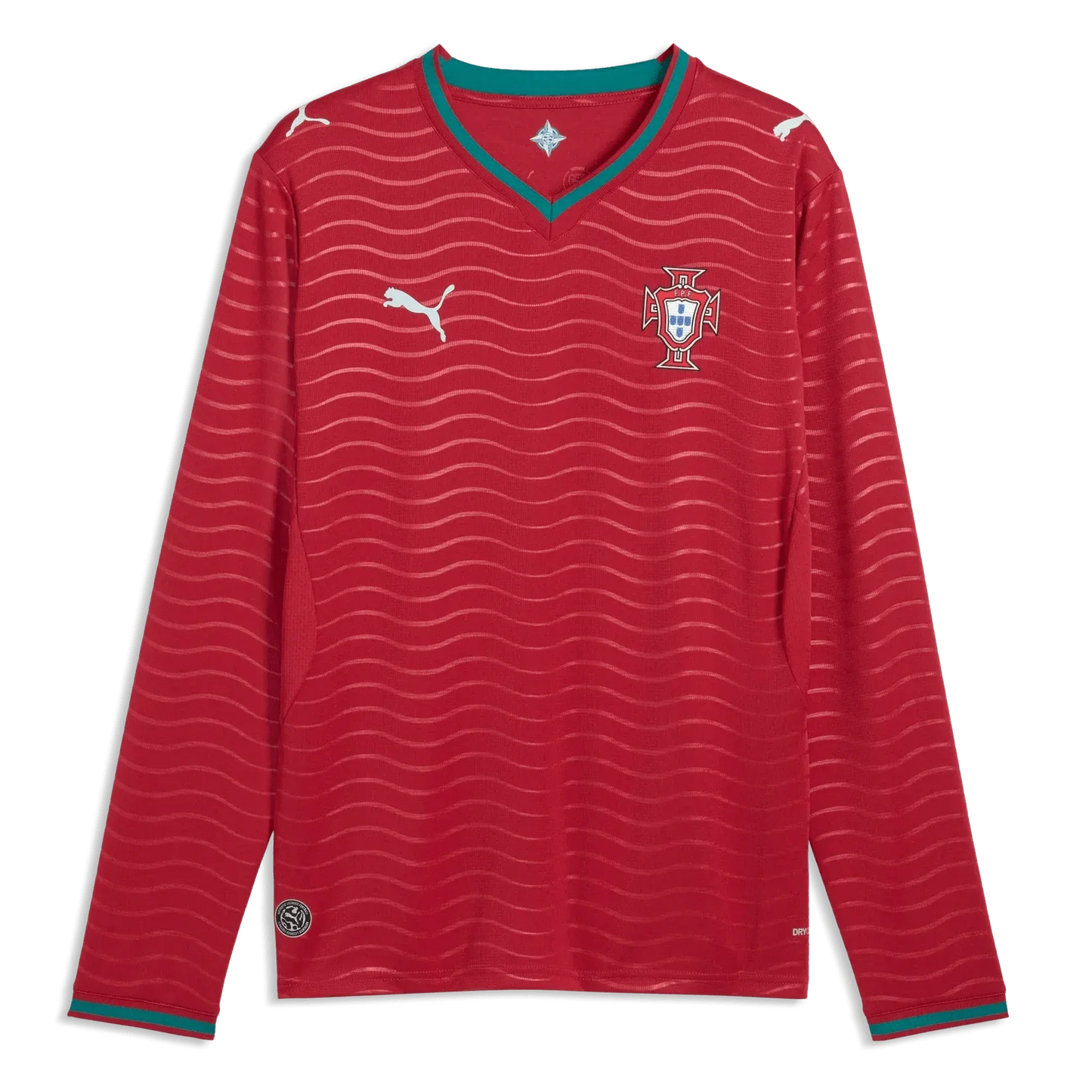 Puma 2026 Portugal Men's Stadium Home Long-Sleeve Soccer Jersey