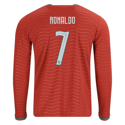 Puma 2026 Portugal Men's Stadium Home Long-Sleeve Soccer Jersey