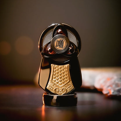 Ratchet Fidget Slider – Mechanical Double Layer Push Rotation EDC Stress Relief Desk Toy