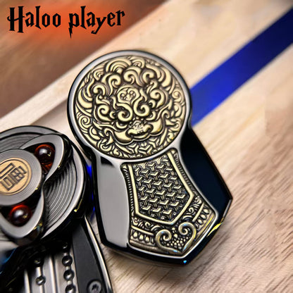 Ratchet Fidget Slider – Mechanical Double Layer Push Rotation EDC Stress Relief Desk Toy