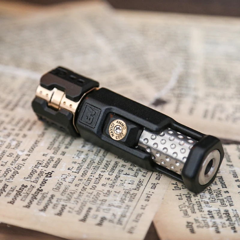 Ratchet Fidget Slider – Titanium 2-Stage Mechanical Smooth Rotation EDC Stress Relief Desk