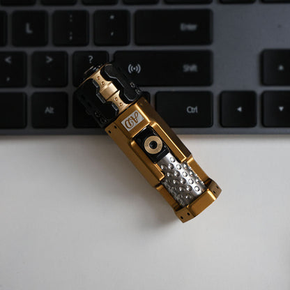 Ratchet Fidget Slider – Titanium 2-Stage Mechanical Smooth Rotation EDC Stress Relief Desk