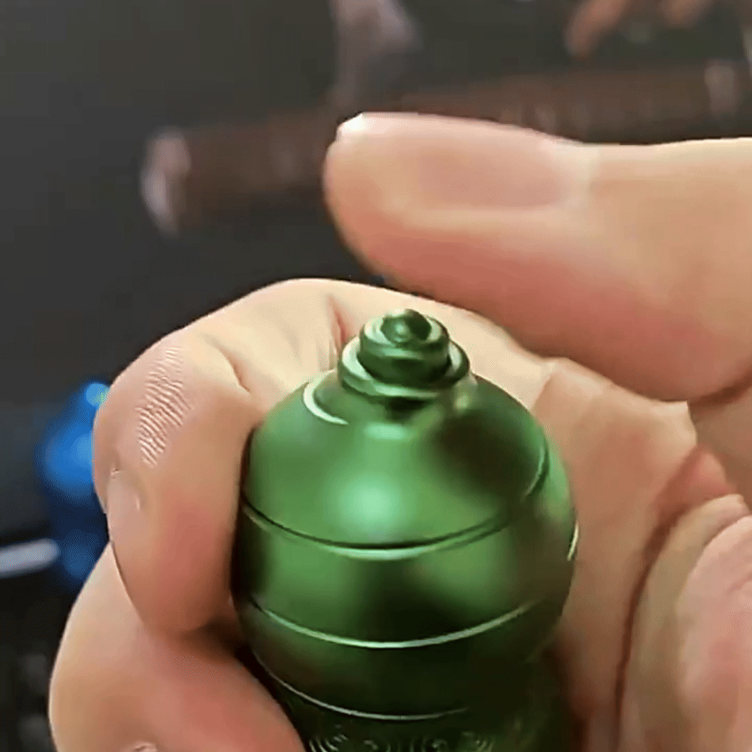 Ratchet Fidget Spinner – Aluminum Alloy Mechanism for Desk Breaks, Collecting, And Tactile
