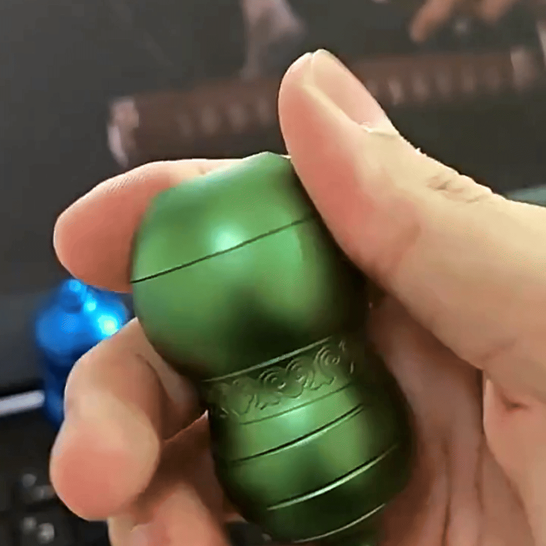 Ratchet Fidget Spinner – Aluminum Alloy Mechanism for Desk Breaks, Collecting, And Tactile