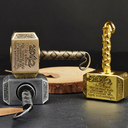 Ratchet Fidget Spinner – Thor's Spin Heavy Metal with Thor's Hammer Design with Click EDC