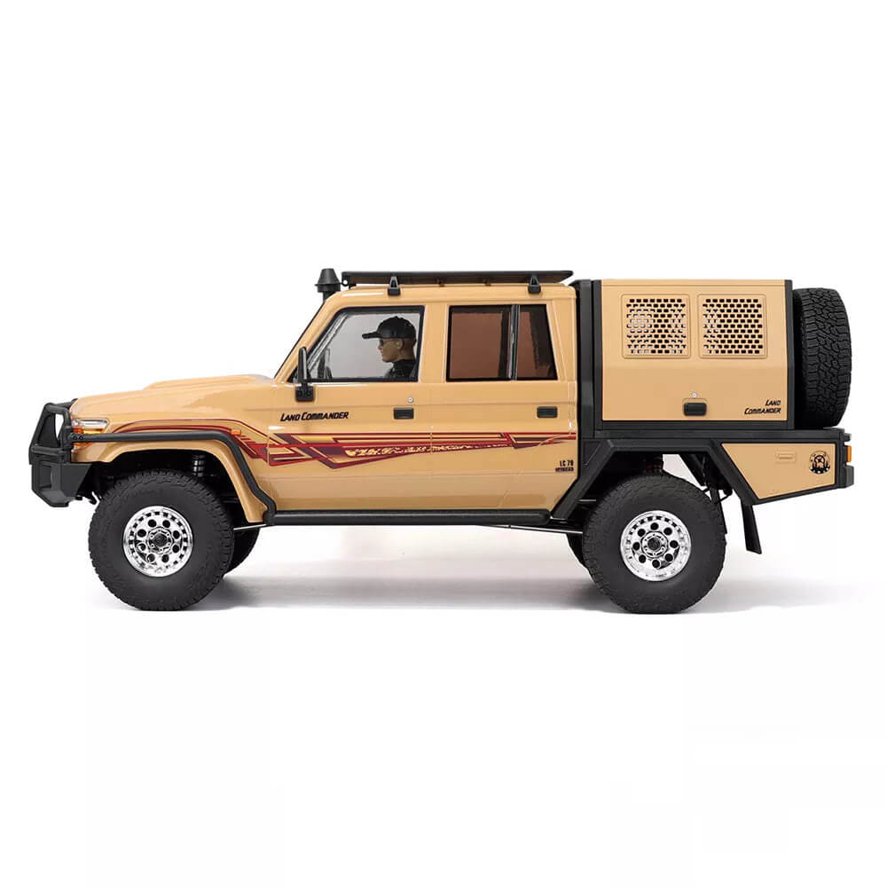 RGT EX86160 LC79 Land Commander 1/10 Scale 4WD RC Rock Crawler Off-Road Truck LED Light RTR