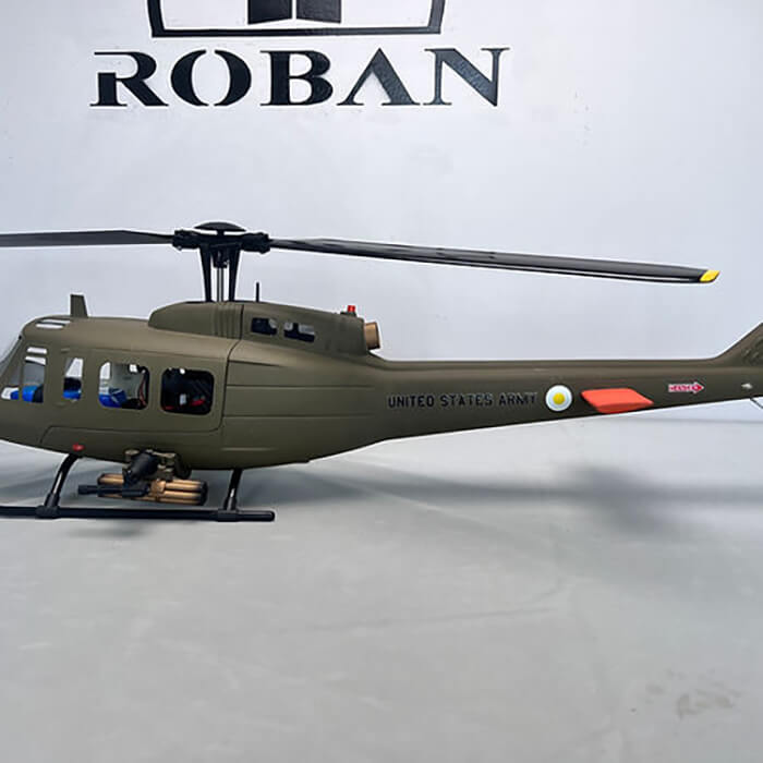 ROBAN UH-1D 470 Scale RC Helicopter GPS X2 Flight Control LED Lighting PNP/RTF