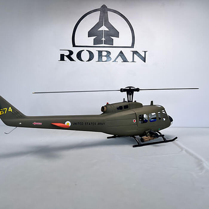 ROBAN UH-1D 470 Scale RC Helicopter GPS X2 Flight Control LED Lighting PNP/RTF