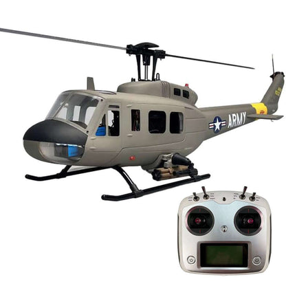 ROBAN UH-1D 470 Scale RC Helicopter GPS X2 Flight Control LED Lighting PNP/RTF