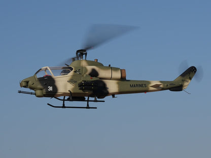ROBAN AH-1 Cobra 470 Scale RC Helicopter GPS Stabilized 2-Blade Missile LED Light PNP/RTF