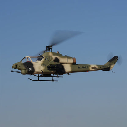 ROBAN AH-1 Cobra 470 Scale RC Helicopter GPS Stabilized 2-Blade Missile LED Light PNP/RTF