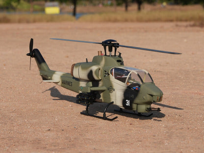 ROBAN AH-1 Cobra 470 Scale RC Helicopter GPS Stabilized 2-Blade Missile LED Light PNP/RTF