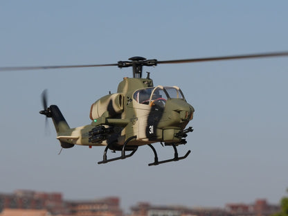 ROBAN AH-1 Cobra 470 Scale RC Helicopter GPS Stabilized 2-Blade Missile LED Light PNP/RTF