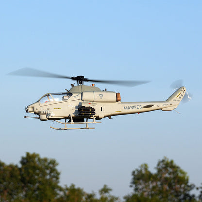 ROBAN AH-1 Cobra 470 Scale RC Helicopter GPS Stabilized 2-Blade Missile LED Light PNP/RTF