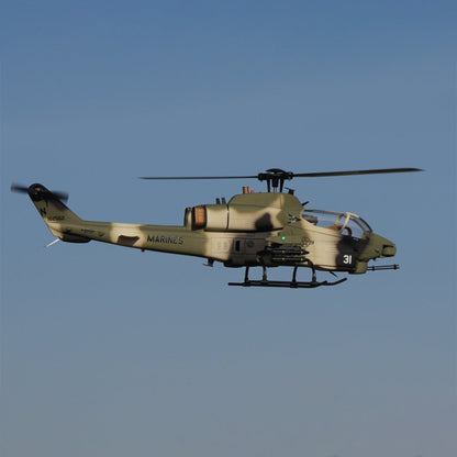 ROBAN AH-1 Cobra 470 Scale RC Helicopter GPS Stabilized 2-Blade Missile LED Light PNP/RTF