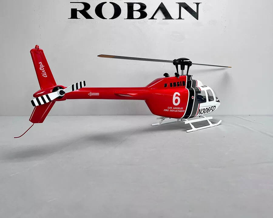 ROBAN Bell-206 450 Scale RC Helicopter GPS Stabilized X1 Flight Controller PNP/RTF