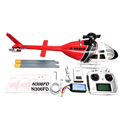 ROBAN Bell-206 450 Scale RC Helicopter GPS Stabilized X1 Flight Controller PNP/RTF