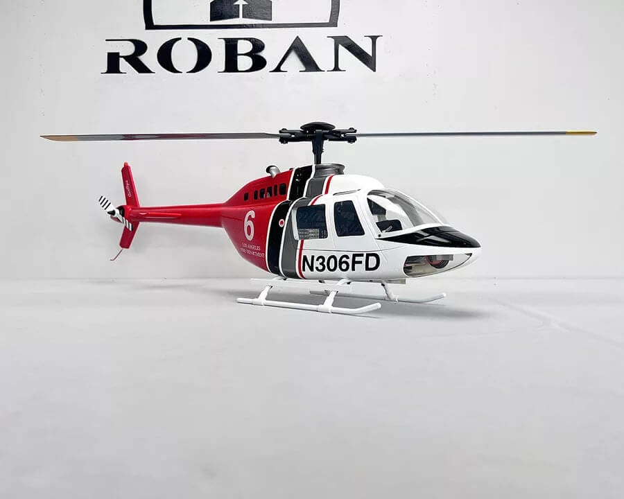 ROBAN Bell-206 450 Scale RC Helicopter GPS Stabilized X1 Flight Controller PNP/RTF