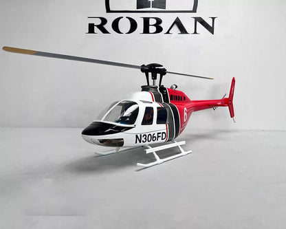 ROBAN Bell-206 450 Scale RC Helicopter GPS Stabilized X1 Flight Controller PNP/RTF