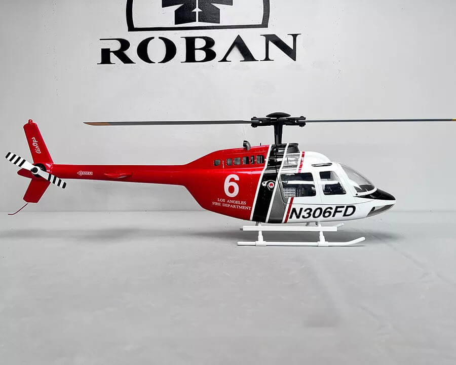 ROBAN Bell-206 450 Scale RC Helicopter GPS Stabilized X1 Flight Controller PNP/RTF