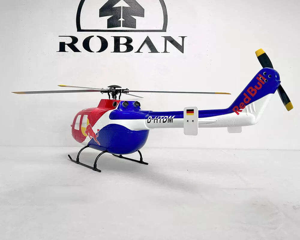 ROBAN BO-105 450L Scale RC Helicopter 4-Blade GPS Stabilized 11CH Flybarless PNP/RTF