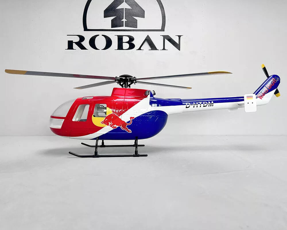ROBAN BO-105 450L Scale RC Helicopter 4-Blade GPS Stabilized 11CH Flybarless PNP/RTF