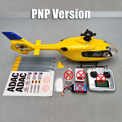 ROBAN EC135 ADAC 450L Scale RC Helicopter GPS X2 Flight Controller Flybarless PNP/RTF