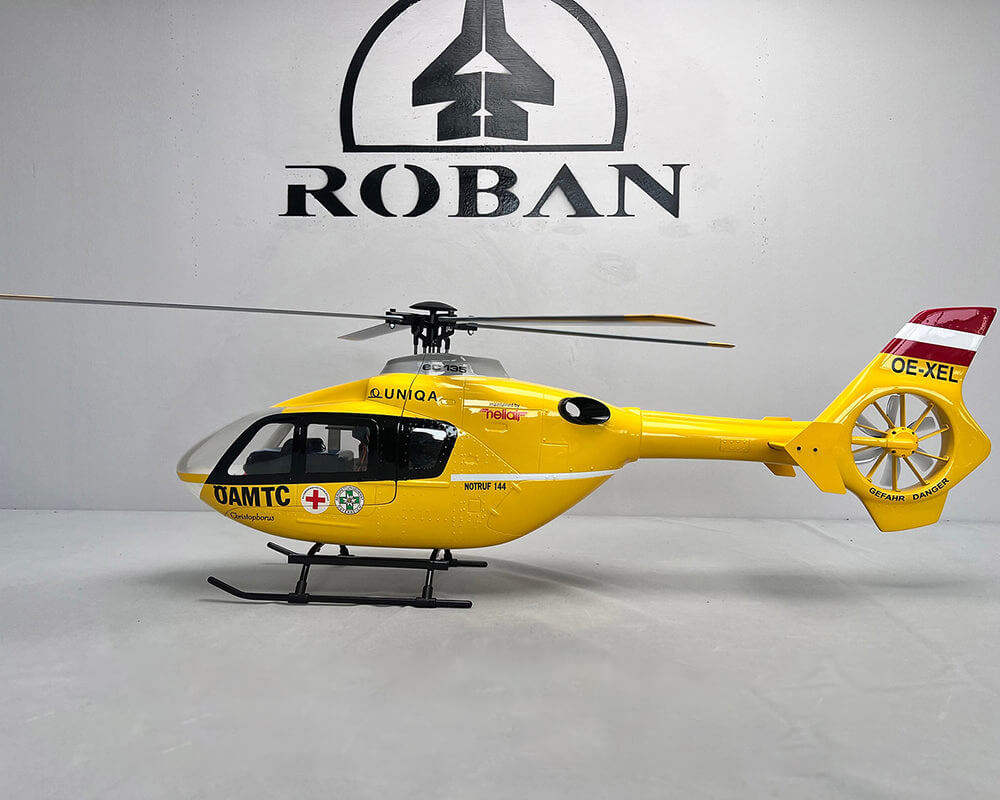 ROBAN EC135 ÖAMTC 450L Scale RC Helicopter GPS X2 Flight Controller Flybarless PNP/RTF