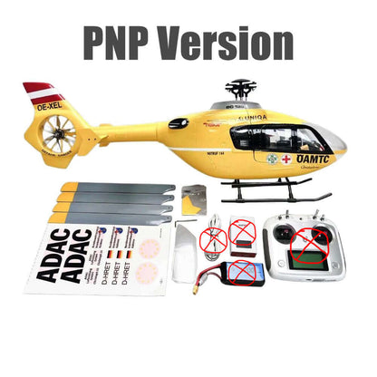 ROBAN EC135 ÖAMTC 450L Scale RC Helicopter GPS X2 Flight Controller Flybarless PNP/RTF