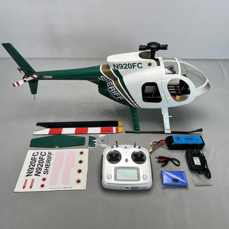 ROBAN MD-500E Bird 470 Scale RC Helicopter GPS X2 Flight Control LED Lighting PNP/RTF