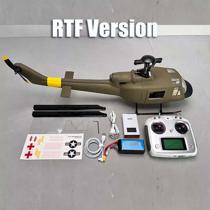 ROBAN UH-1D Huey 450 Scale RC Helicopter GPS Stabilized 11CH Flybarless PNP/RTF