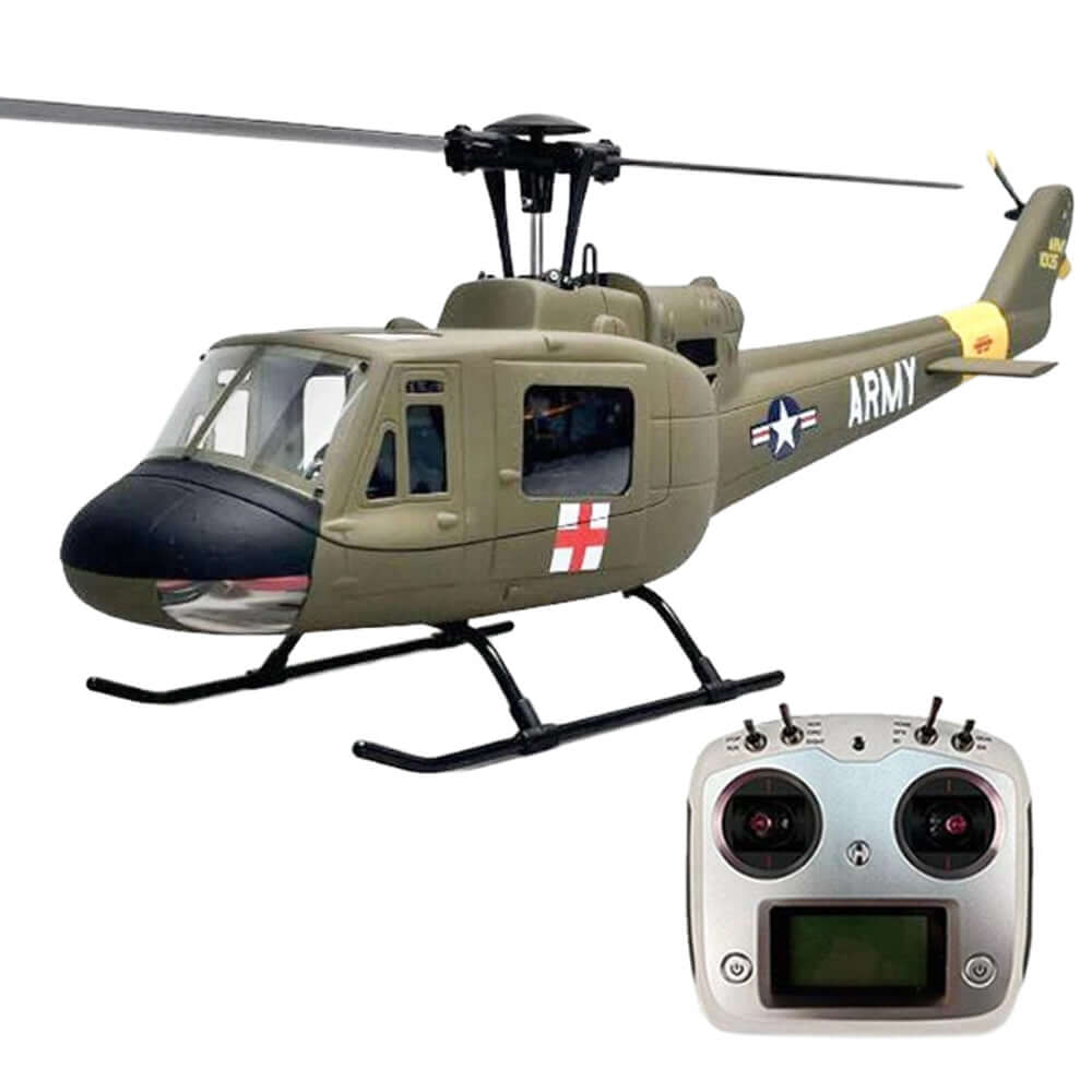 ROBAN UH-1D Huey 450 Scale RC Helicopter GPS Stabilized 11CH Flybarless PNP/RTF