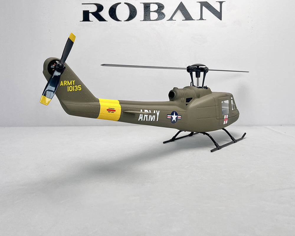 ROBAN UH-1D Huey 450 Scale RC Helicopter GPS Stabilized 11CH Flybarless PNP/RTF