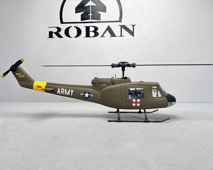 ROBAN UH-1D Huey 450 Scale RC Helicopter GPS Stabilized 11CH Flybarless PNP/RTF