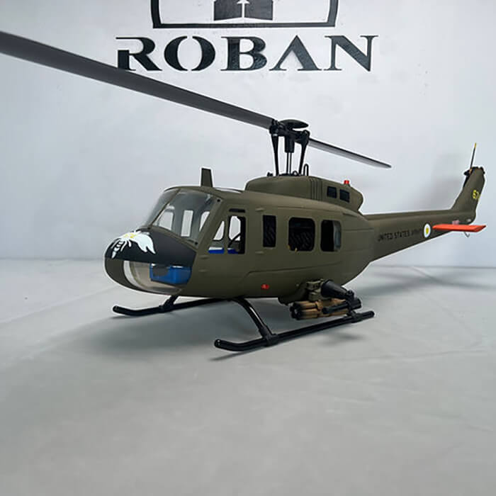 ROBAN UH-1D 470 Scale RC Helicopter GPS X2 Flight Control LED Lighting PNP/RTF