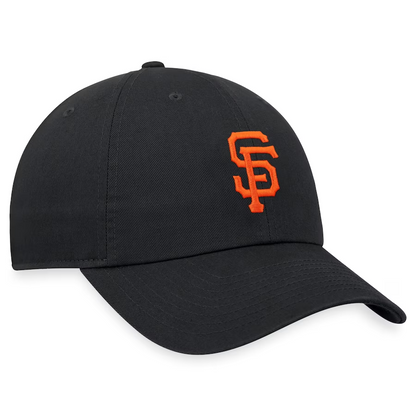 Nike San Francisco Giants Logo Heritage 86 Adjustable Hat-Black