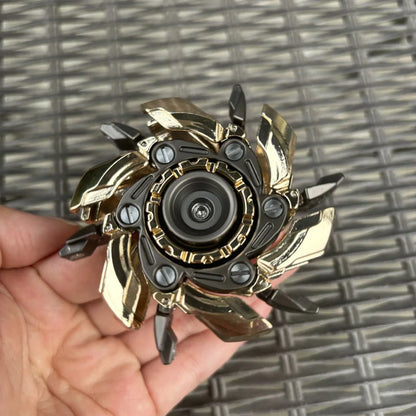 Stainless Steel Fidget Spinner – WarpFang Mecha with EDC Stress Relief Toy