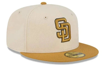 New Era San Diego Padres 2-Tone Color Pack 59FIFTY Fitted Hat-Light Beige/Khaki