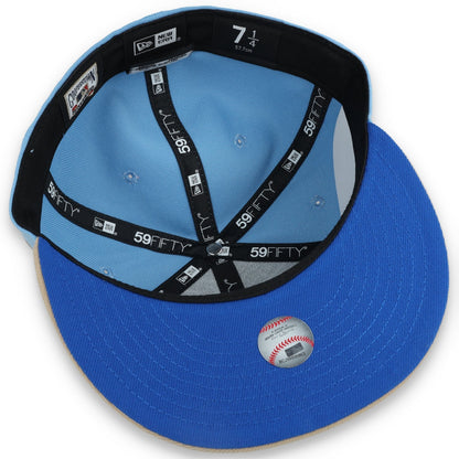 New Era Chicago White Sox 2005 World Series Side Patch 59FIFTY Fitted Hat-Sky Blue/Camel