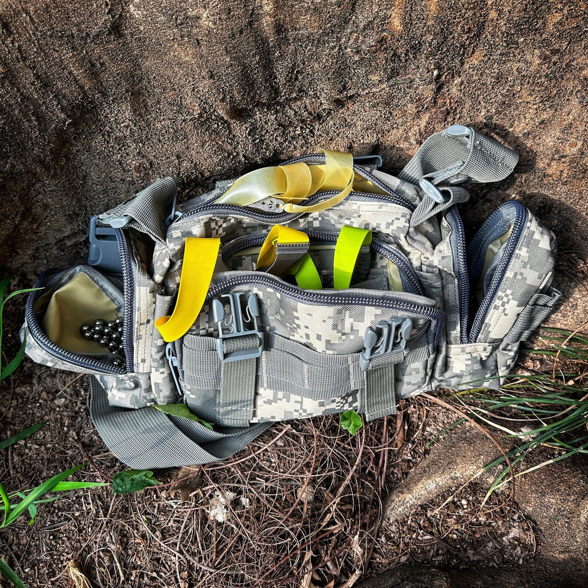Slingshot Ammo Bag – Tactical MOLLE Waist Pack & Sling with & Outdoor Gear
