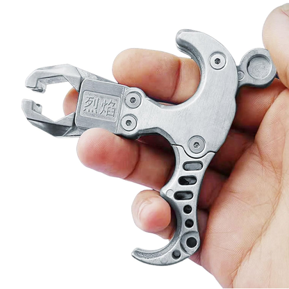 Slingshot Release Device – Stainless Steel Push-Button Clamp with Hunting & Fishing