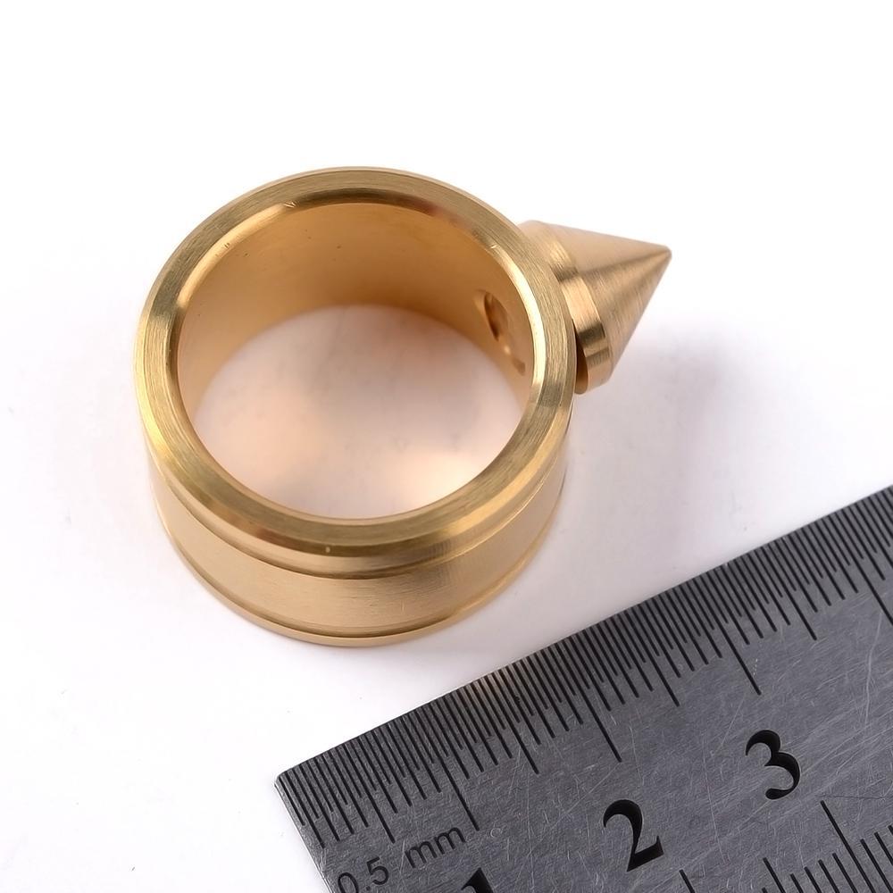Spike Ring – 304 Stainless Steel with Concealed Rotation Self Defense Size 12