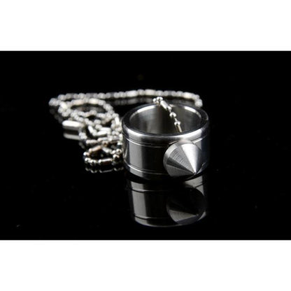 Spike Ring – 304 Stainless Steel with Concealed Rotation Self Defense Size 12