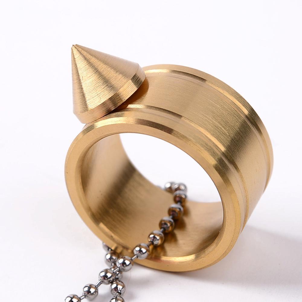 Spike Ring – 304 Stainless Steel with Concealed Rotation Self Defense Size 12