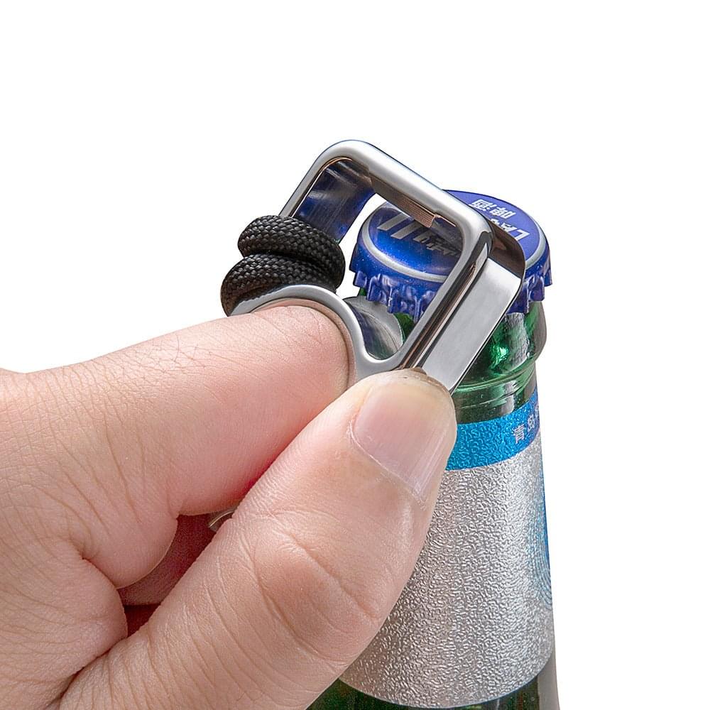 Stainless Steel Bottle Opener Knuckles – 304 Compact Ring with Polished 12mm