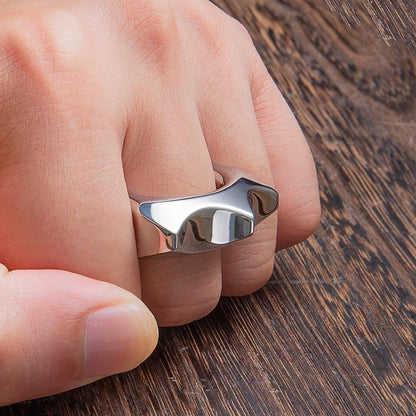 Stainless Steel Bottle Opener Knuckles – 304 Compact Ring with Polished 12mm