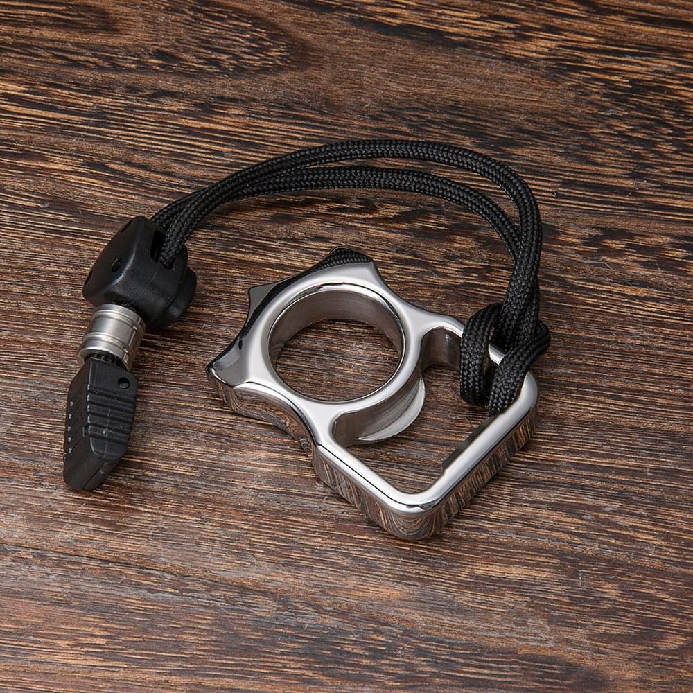 Stainless Steel Bottle Opener Knuckles – 304 Compact Ring with Polished 12mm