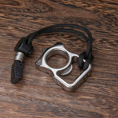 Stainless Steel Bottle Opener Knuckles – 304 Compact Ring with Polished 12mm