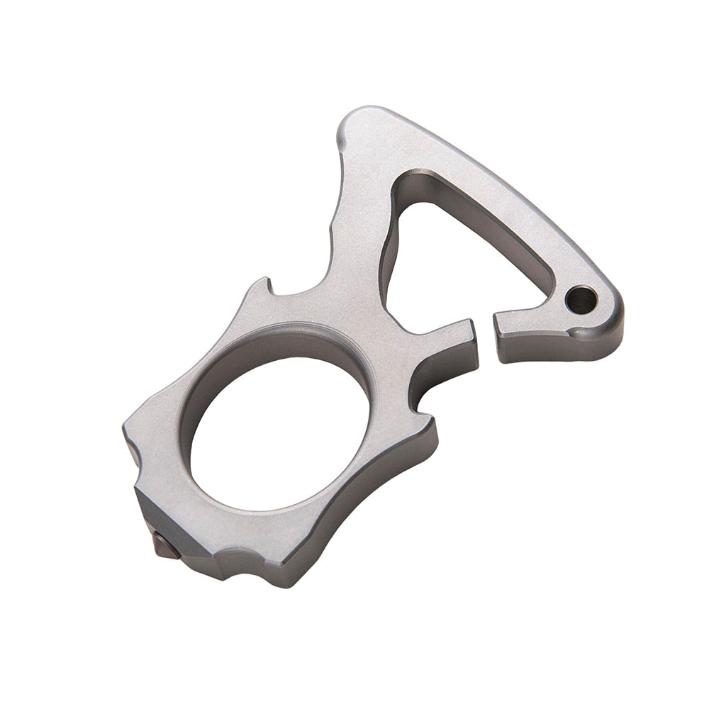 Stainless Steel Bottle Opener Knuckles – Single Finger Ring with 10mm Thick Detachable Tip