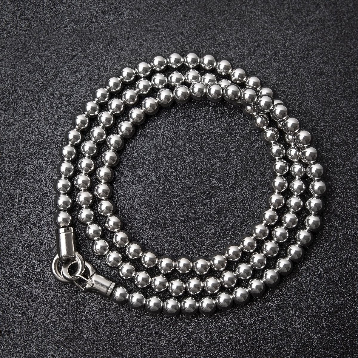 Stainless Steel Bracelet – 316 Self Defense with Quick Release Whip Beads Chain